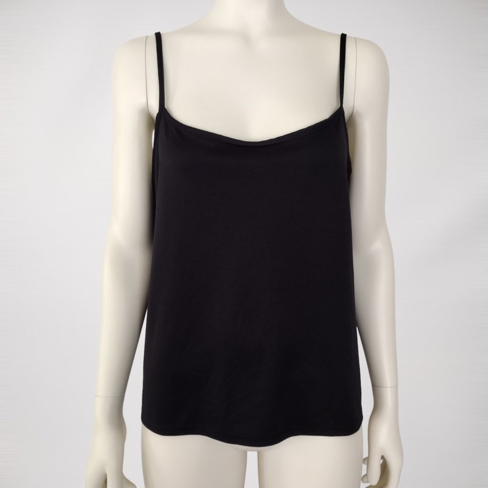 Nicole Miller Black Low Cut Stretch Camisole Size XL